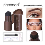 Eyebrow Powder Stamp Shaping Kit Makeup Brushes Professional Eyebrow Paint Waterproof Eyebrow Pencil Eye Brows Stencil Makeup